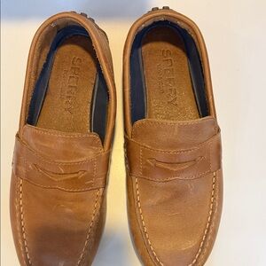 Sperry Men's Tan Leather Boat Shoes